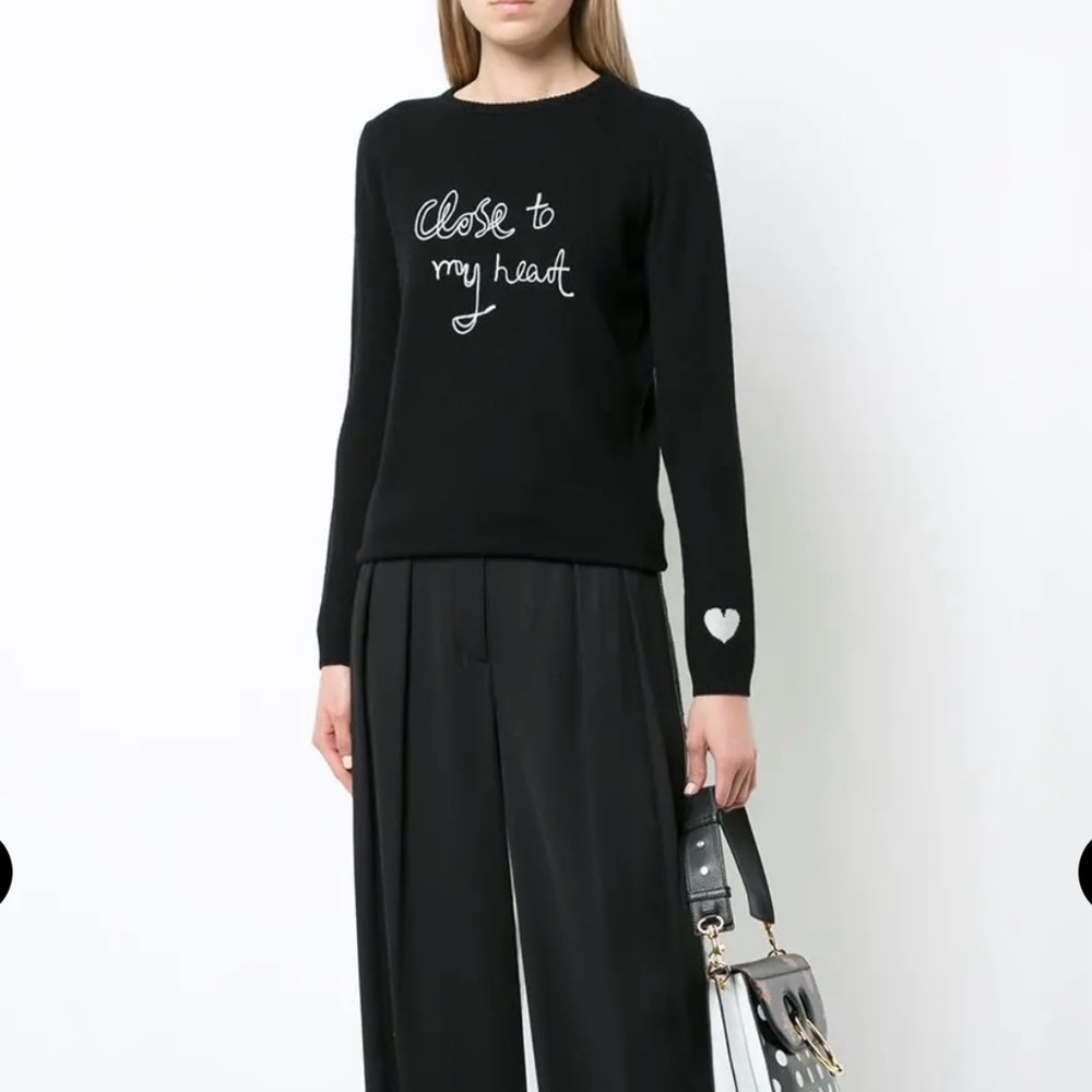 Bella Freud “Close to my Heart” cashmere sweater